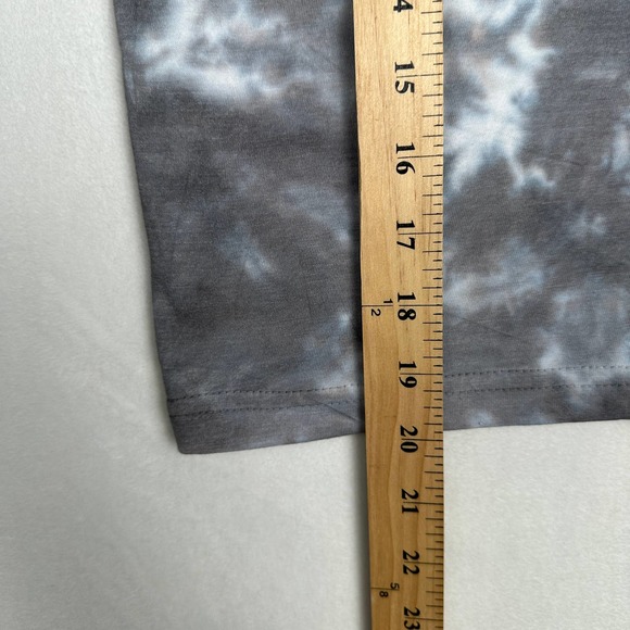 NWT AC/DC Sz S Tie Dye Short Sleeve Jeweled Studded Spellout Concert Tee Shirt - Picture 5 of 10